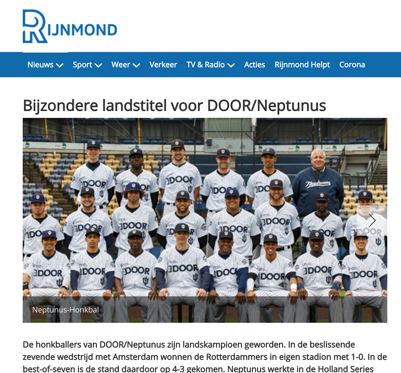 Honk- en softbalvereniging Neptunus Rotterdam